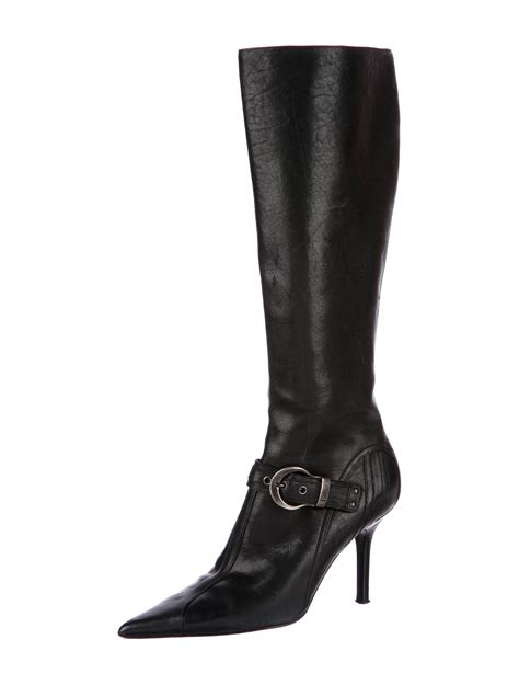 christian dior boots womens|Christian Dior knee high boots.